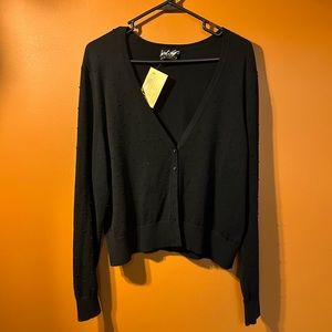 Lord & Taylor Vintage Dot Knit Cardigan